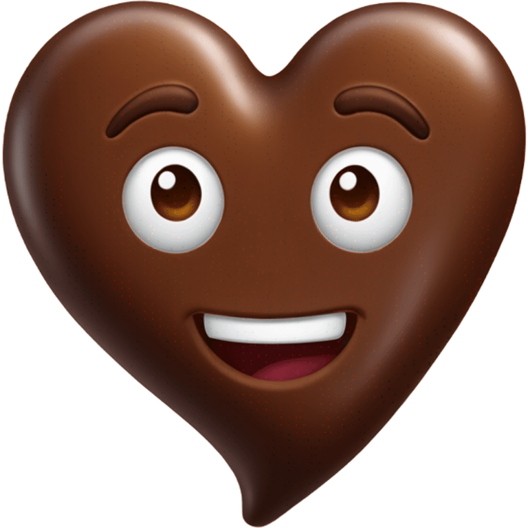 Poop emoji chocolate heart emoji