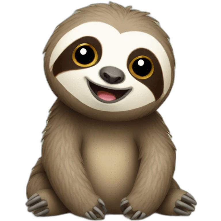 cute sloth emoji