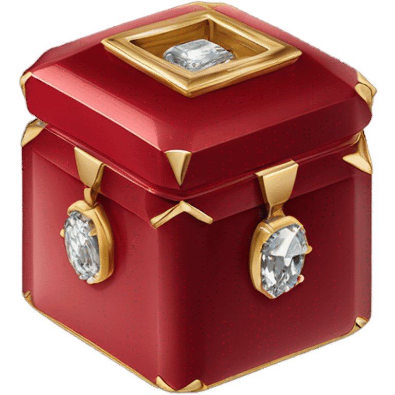 a fancy mini ring box from cartier emoji