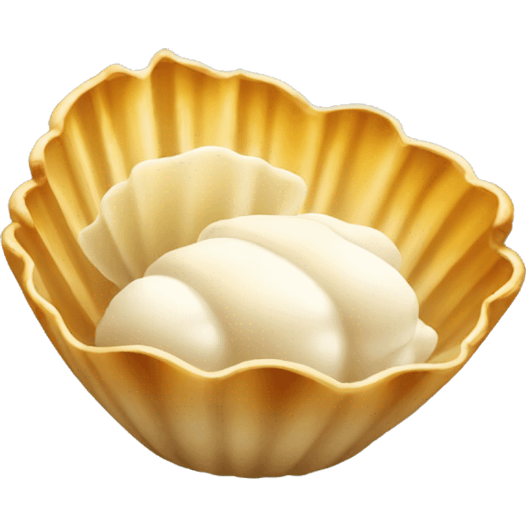 Coquille Saint-Jacques simple et unique emoji