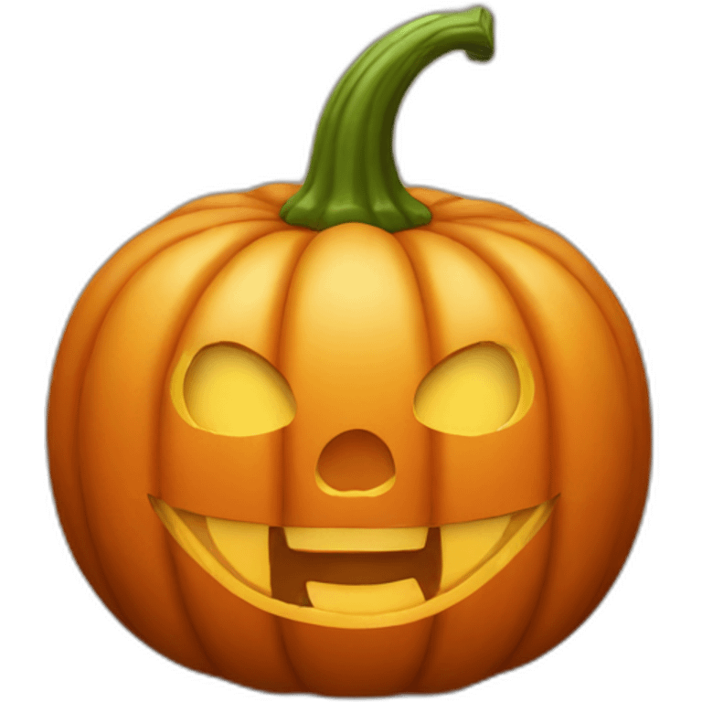 festive pumpkin emoji