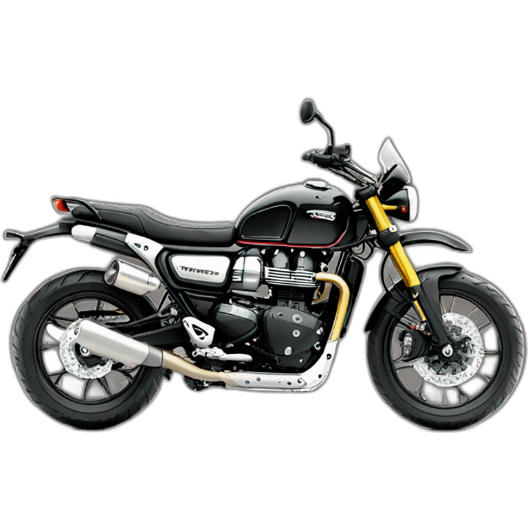 Triumph scrambler 1200 xe motorcycle emoji