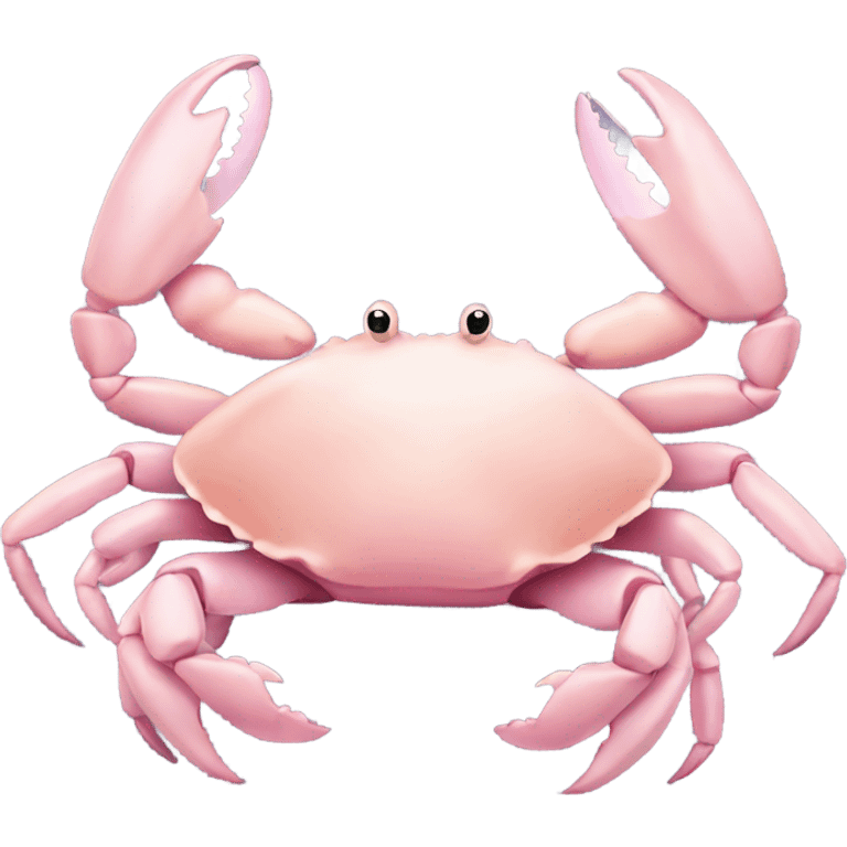 light pink crab emoji