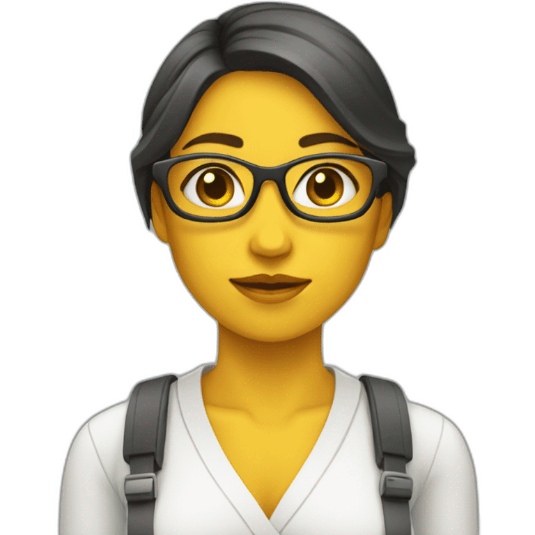 Female-programmer-working-for-zendesk emoji