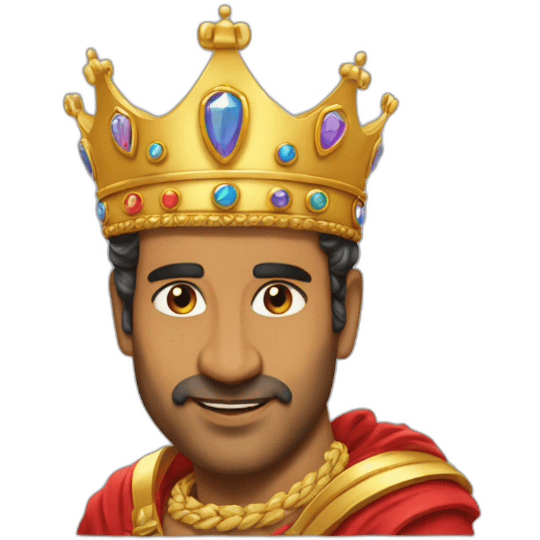 Punith Rajkumar with crown emoji