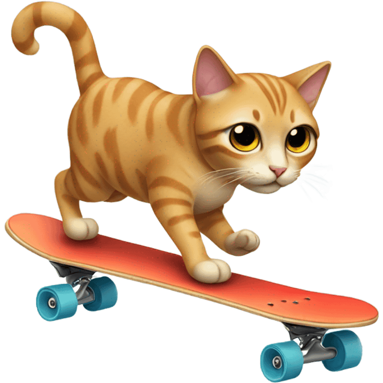 cat on a skateboard emoji