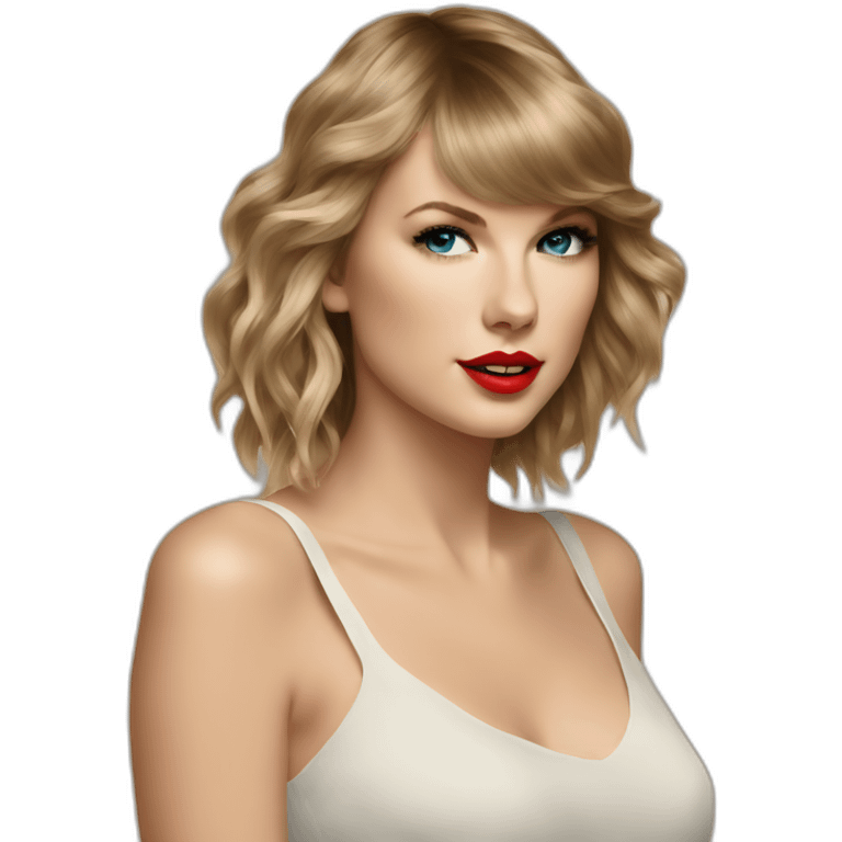 taylor swift painting on a canvas emoji