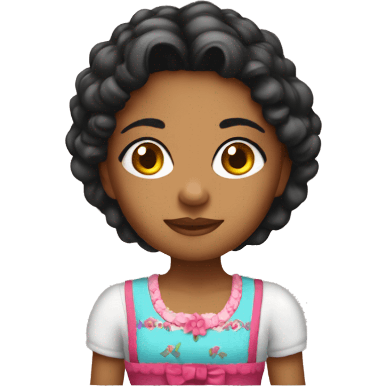 Morenita girl emoji