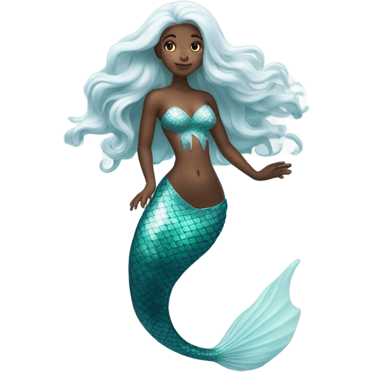 White skin mermaid emoji