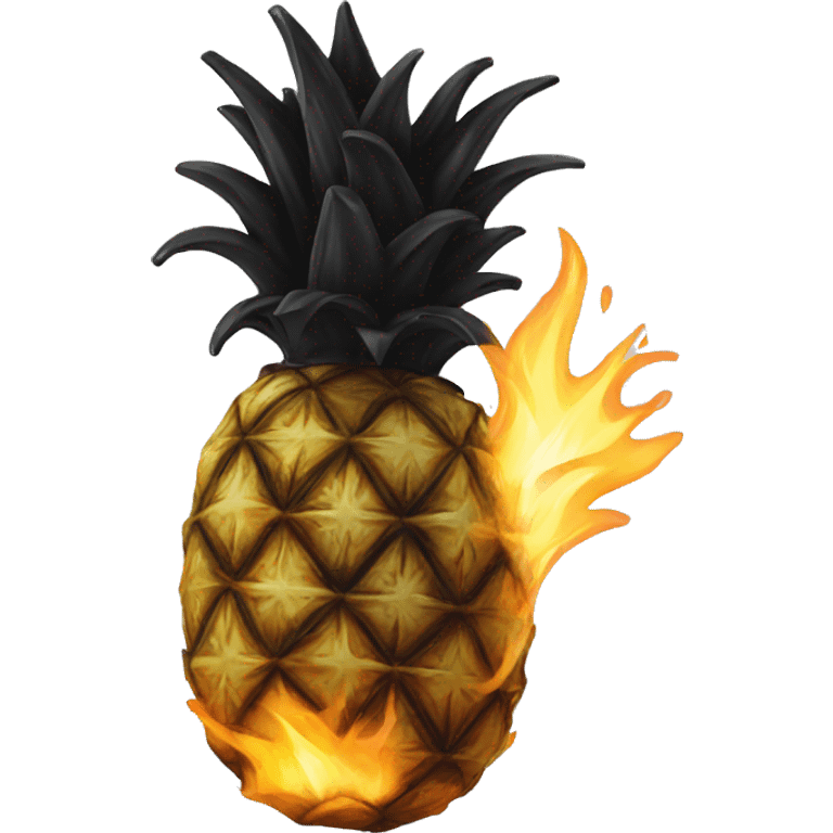 charred pineapple emoji