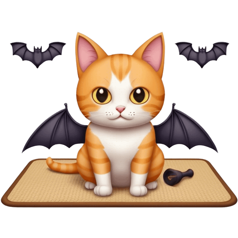 Cat mat bat bat  emoji