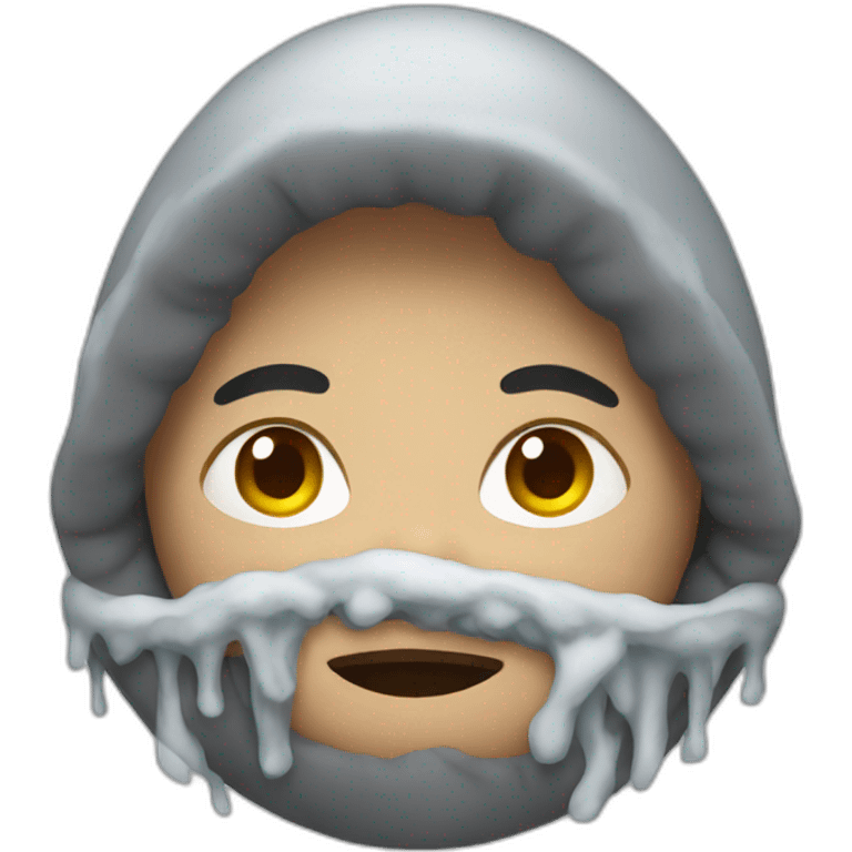 Freezing cold emoji