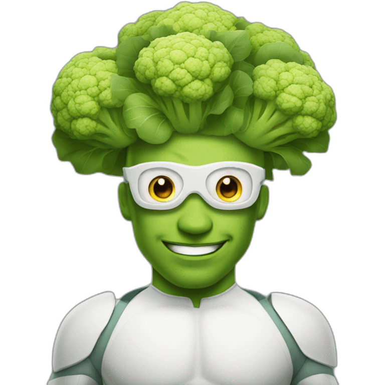 cauliflower super heros emoji