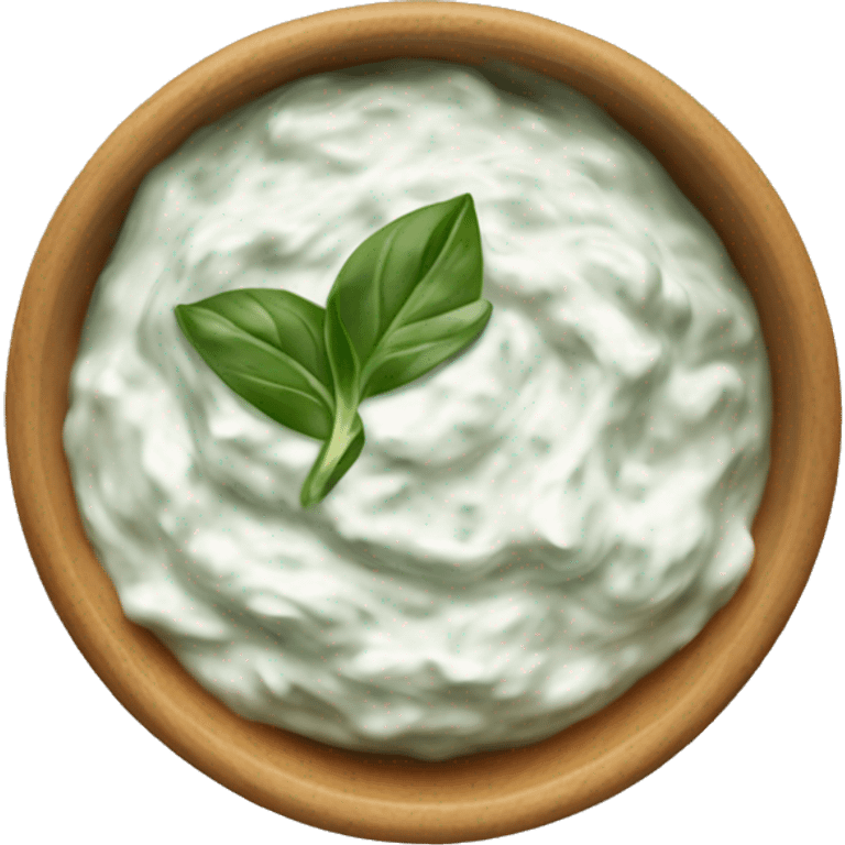 realistic Tzatziki sauce emoji