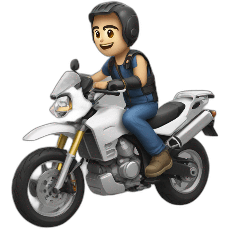 Súper moto emoji