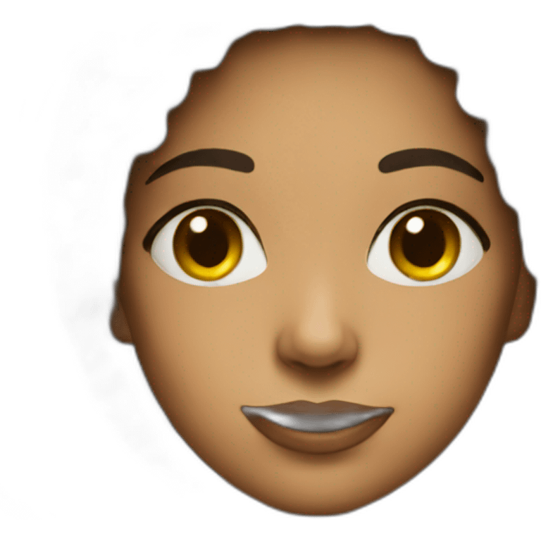 Female AI astronaut emoji