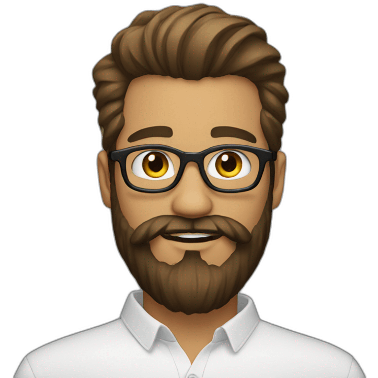 beard designer prodile picture emoji