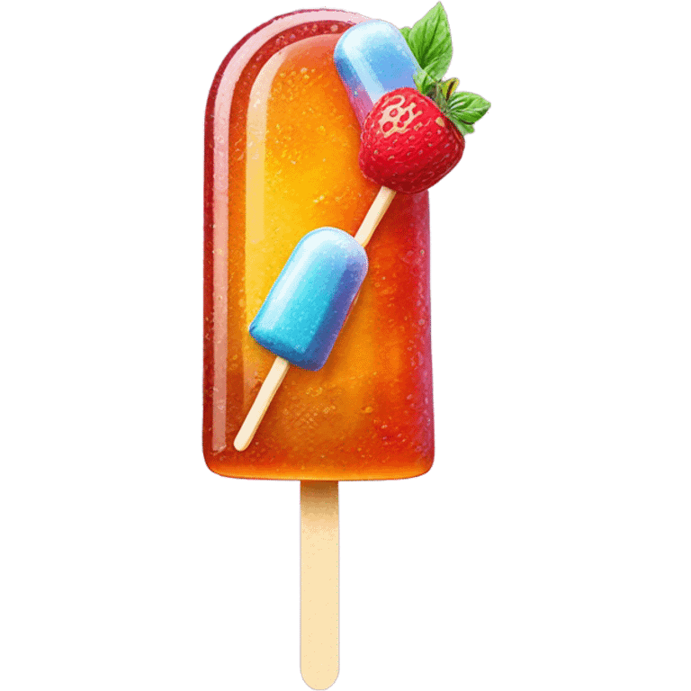 frozen tea on a stick emoji