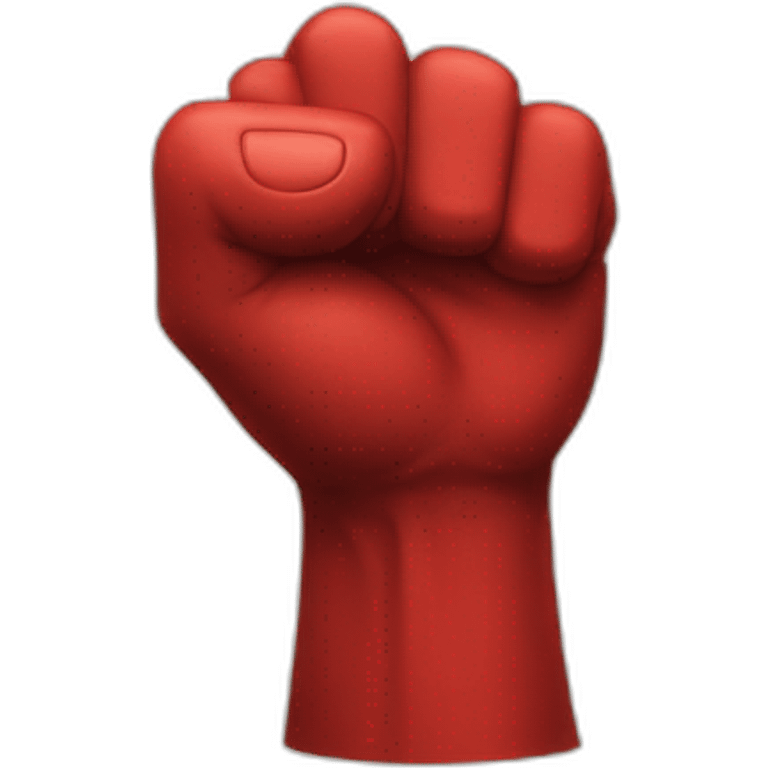 Red fist emoji