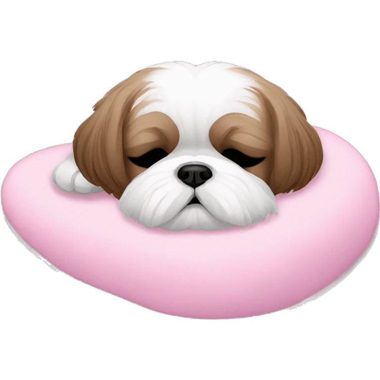 Shih tzu sleeping ZZZ emoji