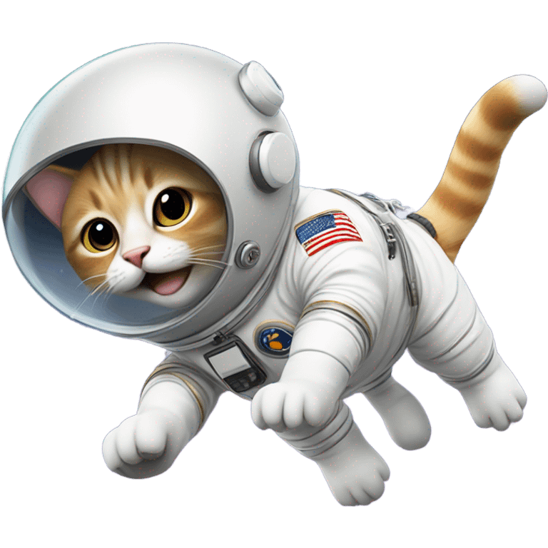 Astronaut cat emoji