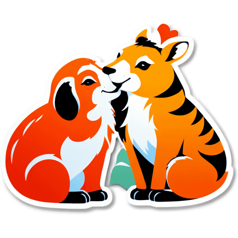 Animal Kissing emoji