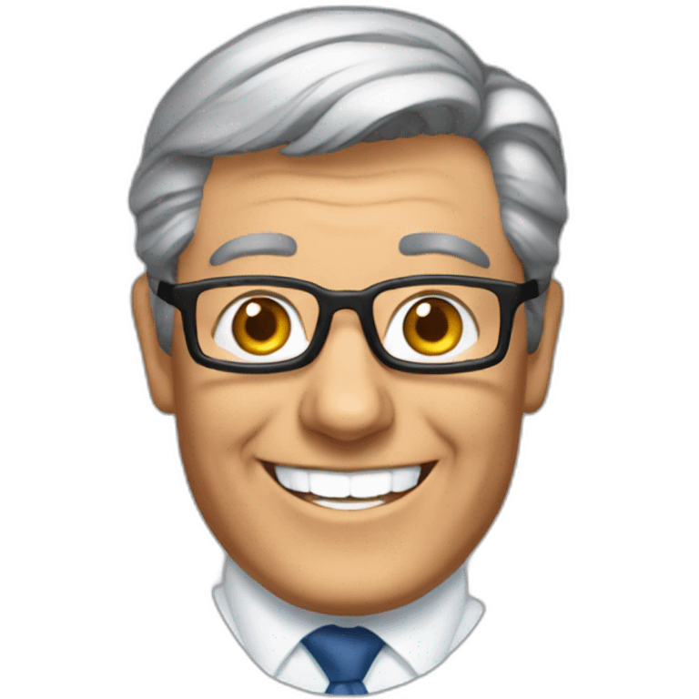 Patrick Balkany with his smile emoji