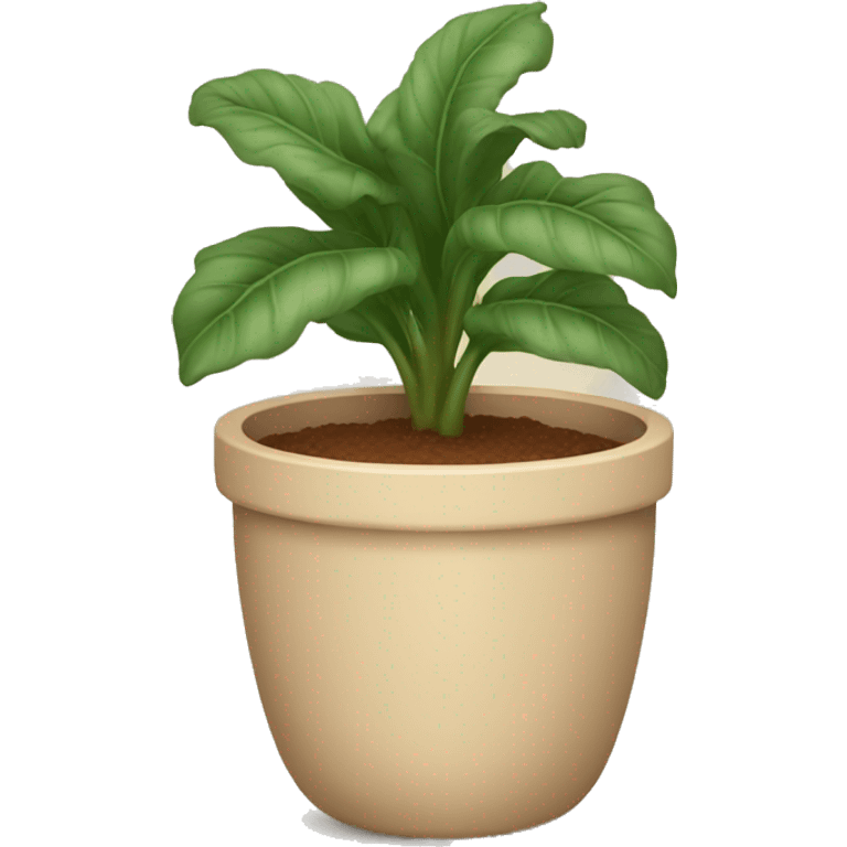 Beige pot emoji