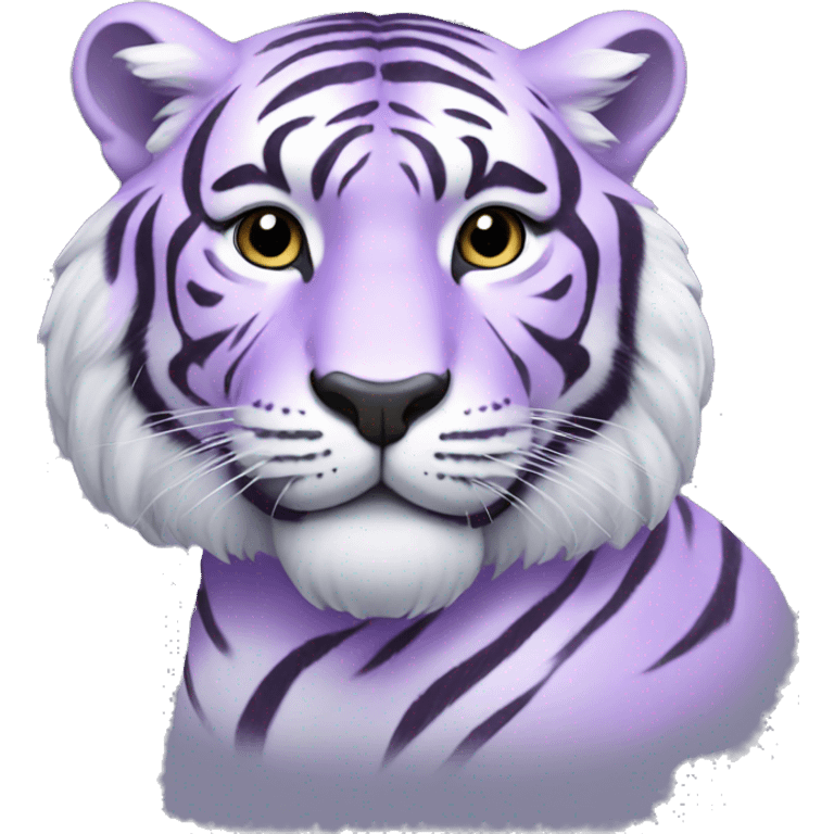 pastel purple tiger emoji