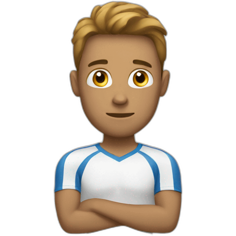 Thinking sport guy emoji