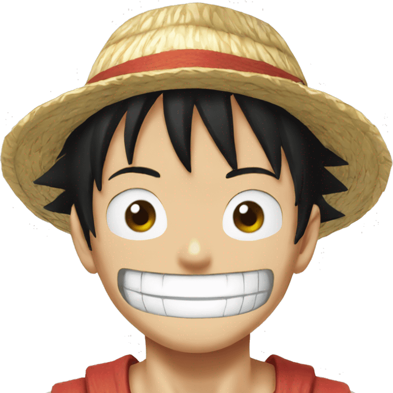 luffy from one piece emoji