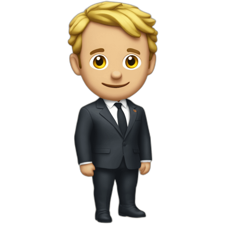 macron sur un cochon emoji