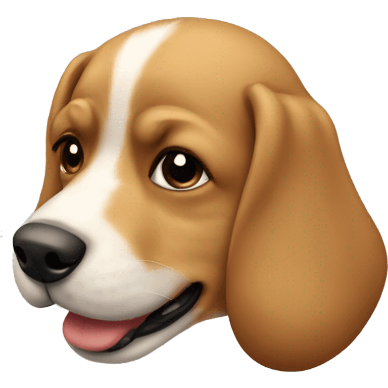 Dog kissing emoji