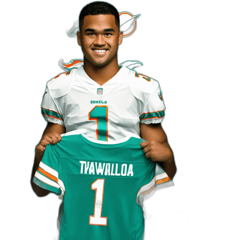 tua Tagovailoa miami dolphins emoji