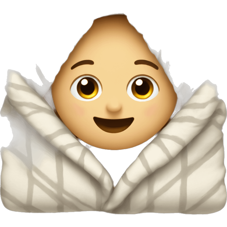 cozy blanket emoji