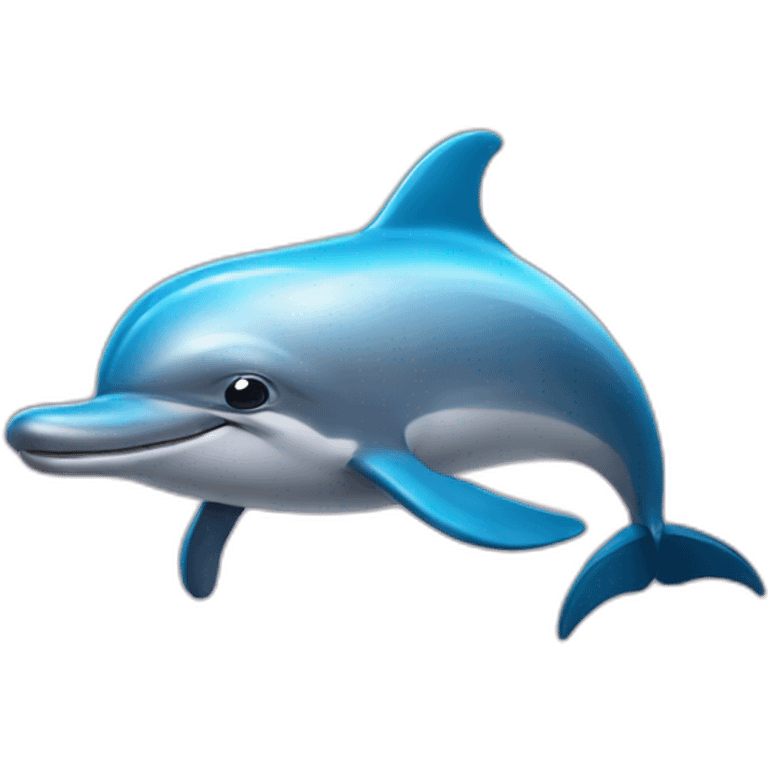 dolphin winks emoji