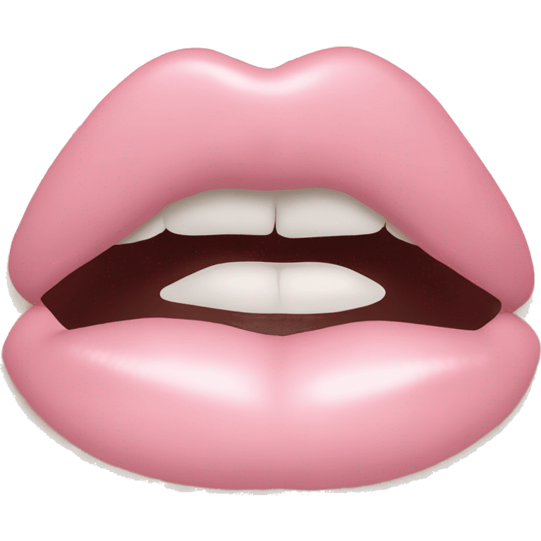 Light pink kiss lipstick emoji