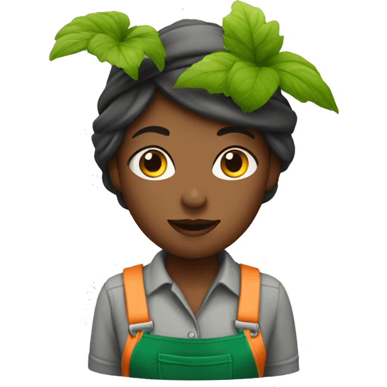 gardener female emoji