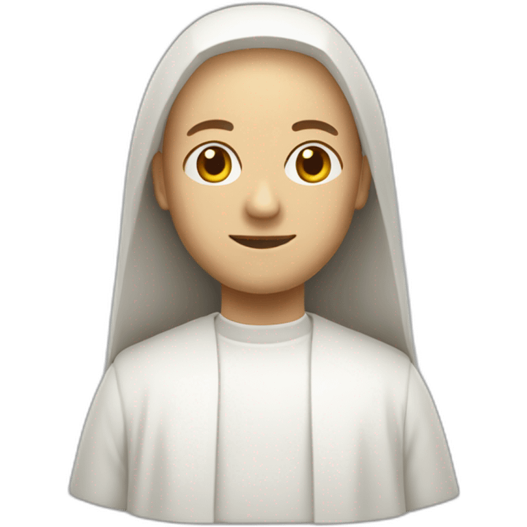 catholique blanc emoji