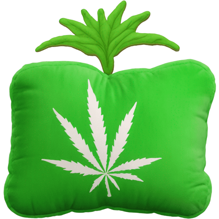 Marijuana pillow emoji