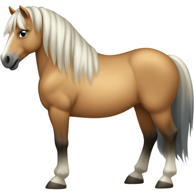 Fjord horse  emoji