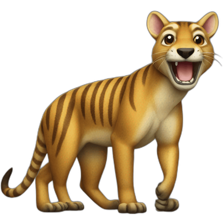 Tasmanian tiger emoji