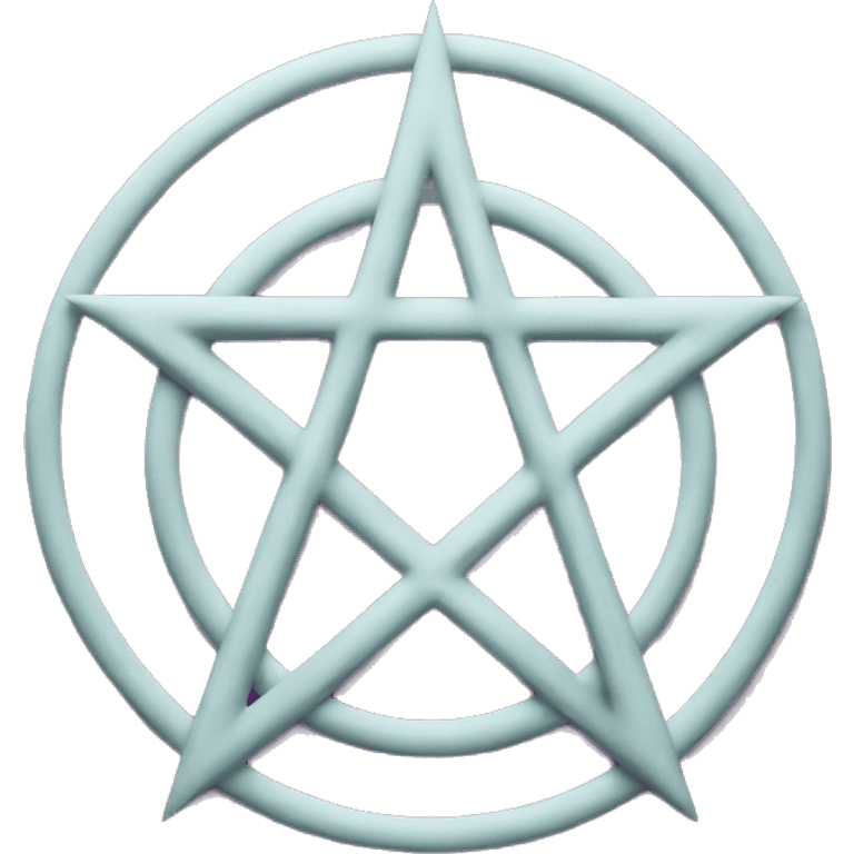 pentagram with x  going through it emoji