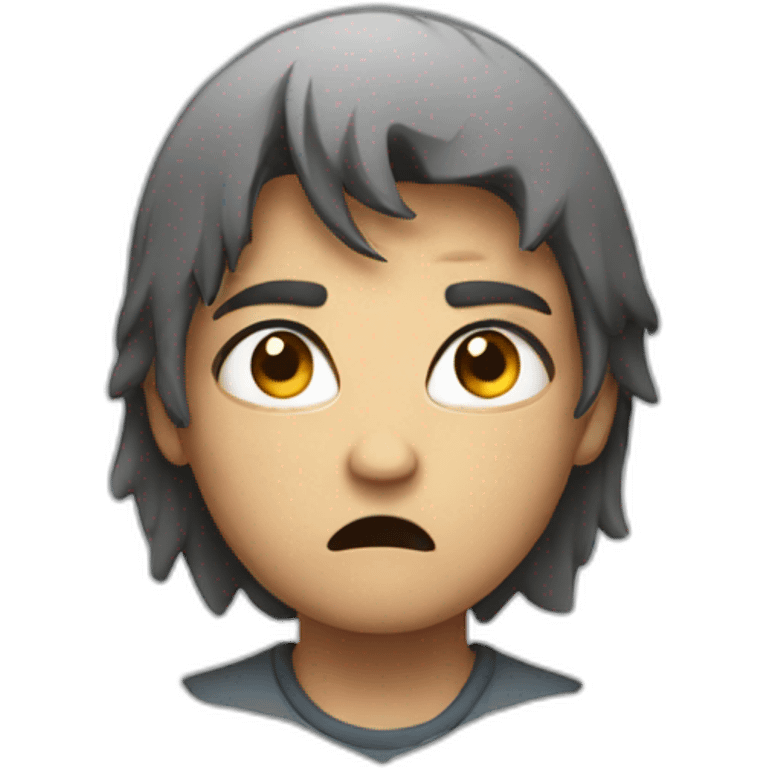 angry young emoji