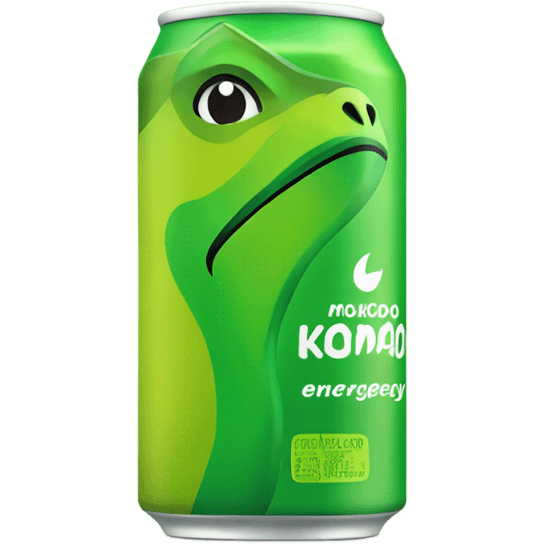 Kiwi Komodo Energy Drink can emoji