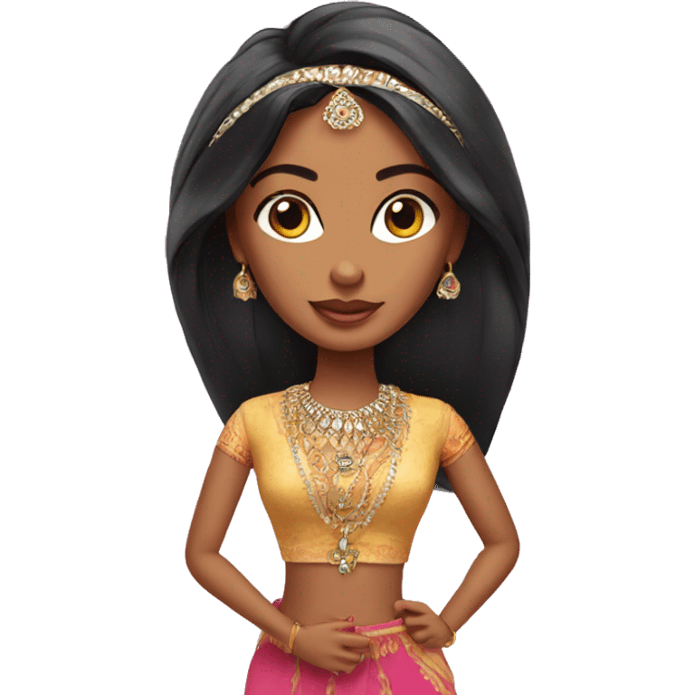 indian barbie emoji