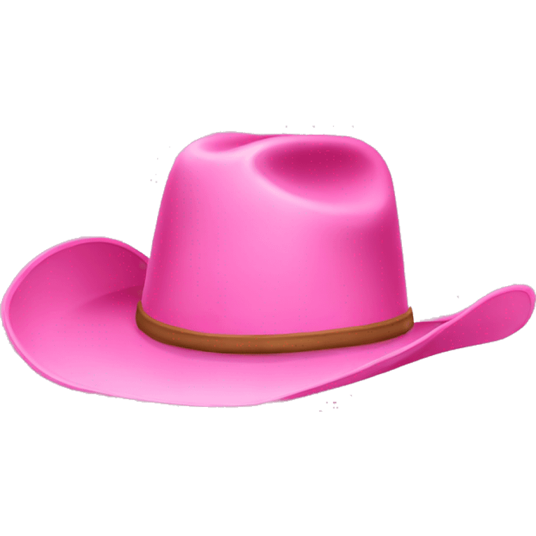 Plain pink cowboy hat emoji