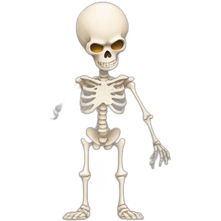 Skeleton-posing-like-goku emoji