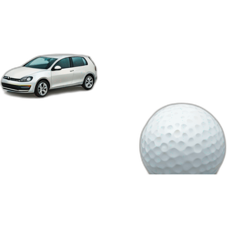 Golf 4 on beach emoji