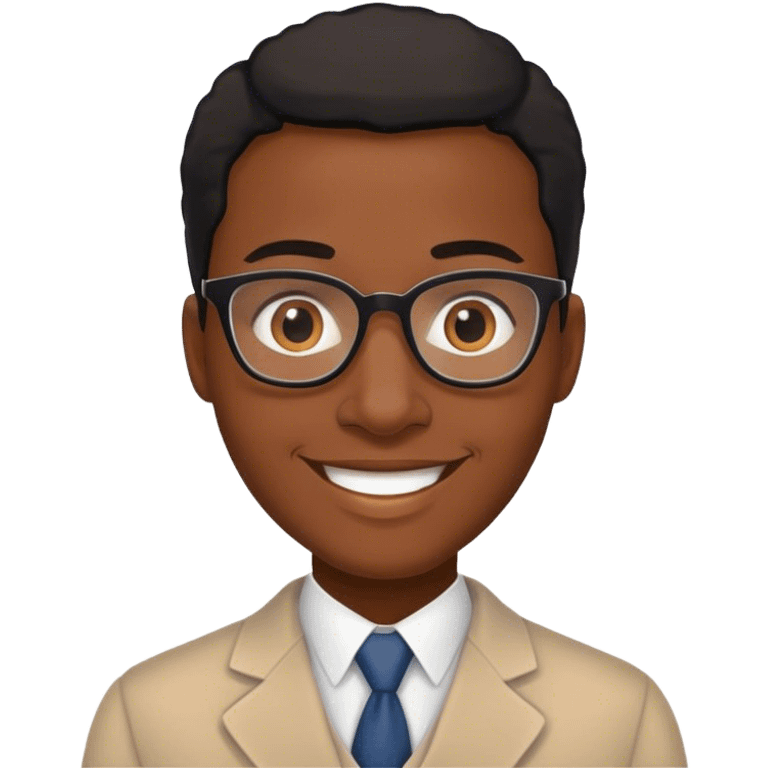 Black English teacher emoji